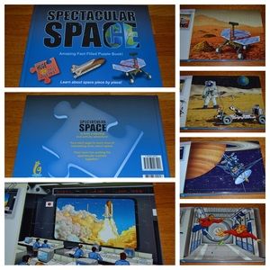 Lot of science educational materials - puzzles, books, trivia